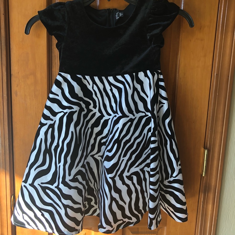 Zebra print dress